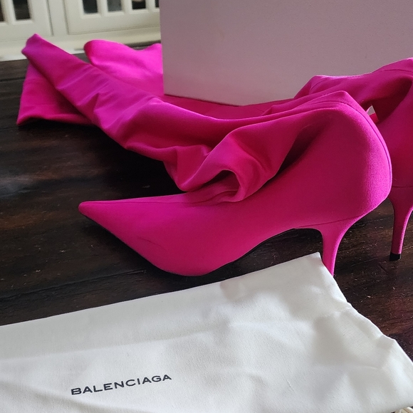 Balenciaga knife boots over the knee - Picture 4 of 14